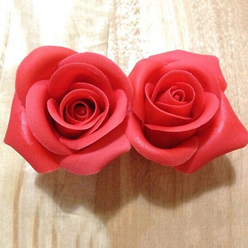 6-Piece: Baking Mold Fondant Cake Sugarcraft Rose Flower Cookie