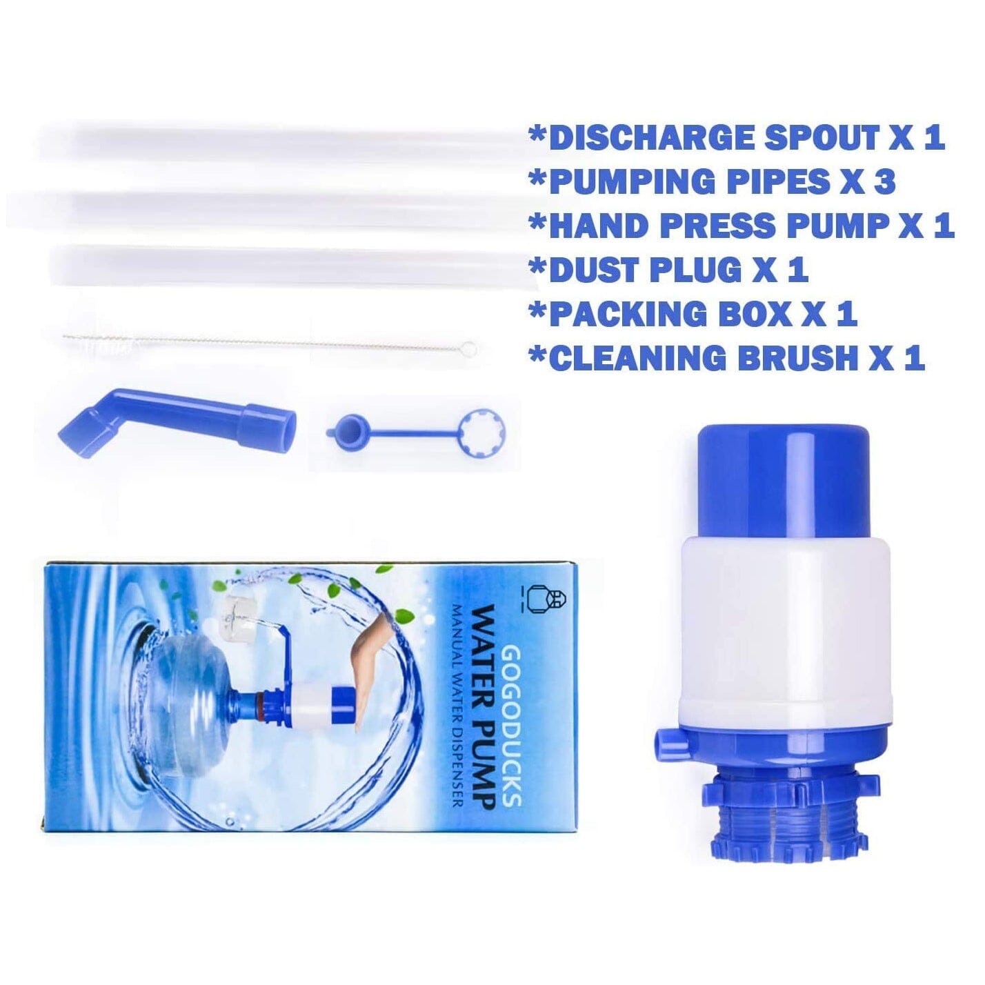Water Bottle Pump Manual Pressure Water Dispenser