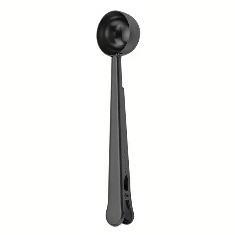 2-in-1 Stainless Steel Coffee Spoon and Sealing Clip
